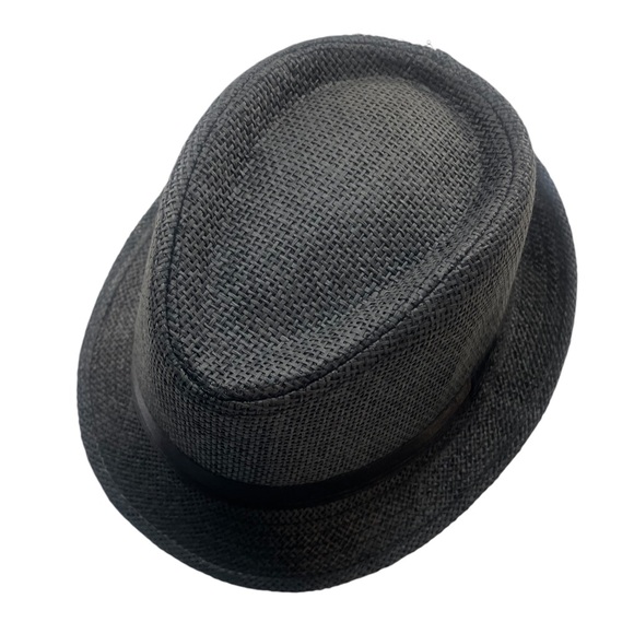 Black, Charcoal colored Fedora,Sun hat,Small brim,OS - Picture 1 of 7